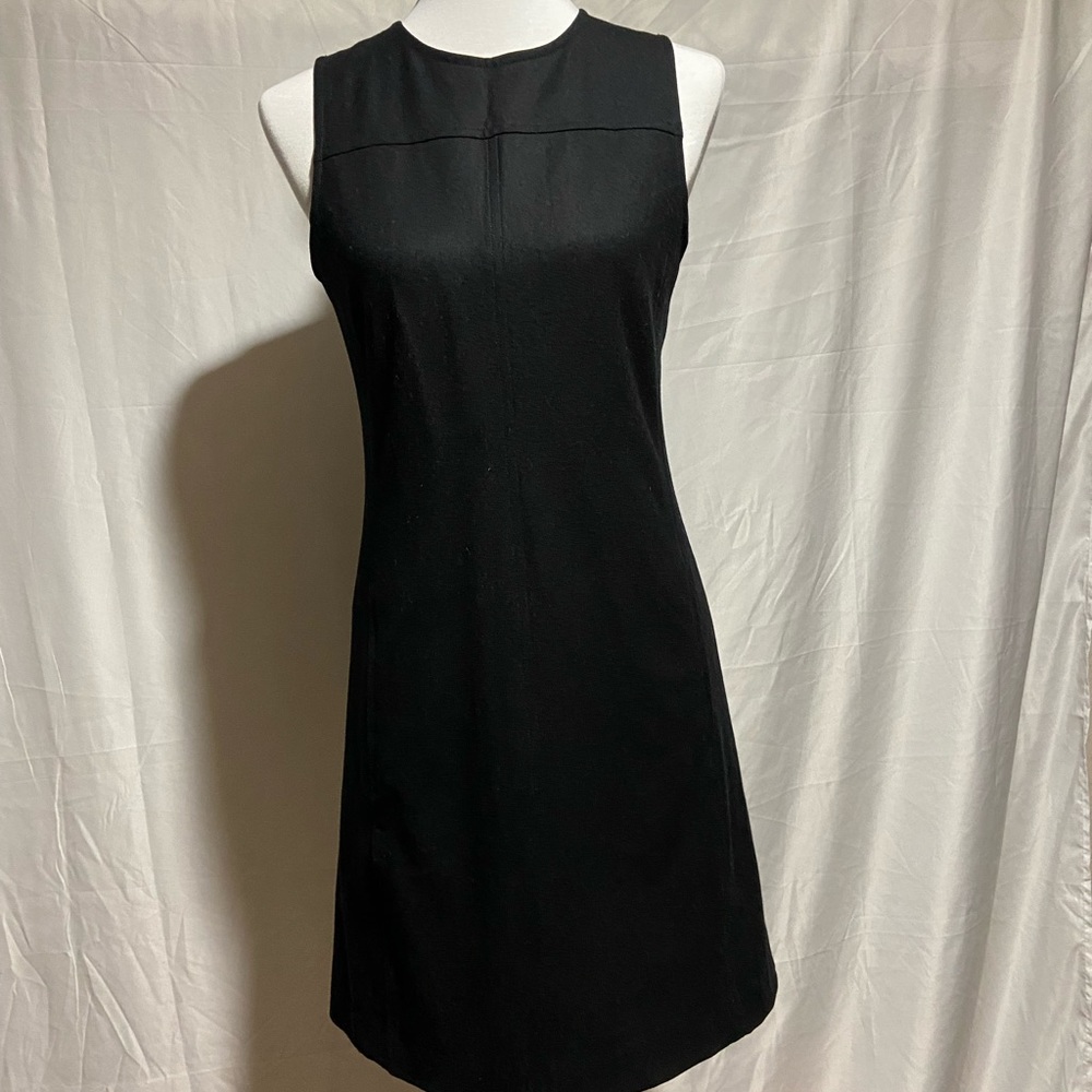 Theory black mini-sheath dress size 6